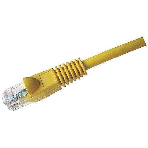 W Box 0E-C5EYW36 CAT5e Patch Cable, 3\' (0.91m), Yellow, 6-Pack Image of 0E-C5EYW36
