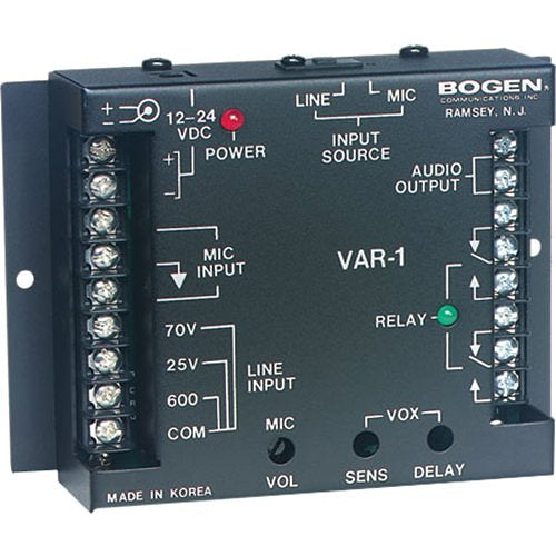 Bogen VAR1 Voice-Activated Relay Image of BO-VAR1