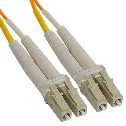 ICC LC Duplex Multimode 62.5/125 (OM1) Fiber Optic Patch Cable in Orange Image of H2-FOJ1M307