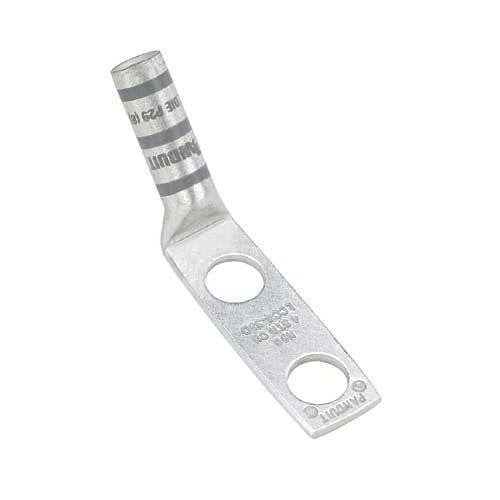Panduit LCC2-14AH-Q Compression Connector Lug, 2-Hole, #2AWG, Copper