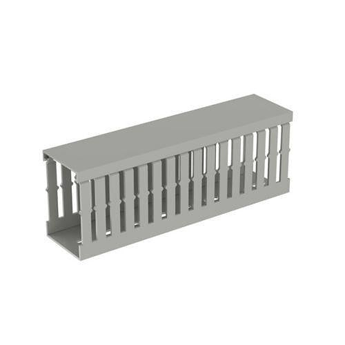 Panduit MC50X75IG2 Panduct Lead-Free PVC Narrow Slot Wiring Duct, PVC, 50 x 75mm