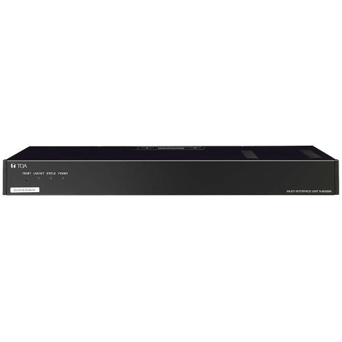 TOA N-8000MI CU IP Intercom Multi-Interface, 2 Audio Line Inputs, 2 Audio Line Outputs, 10/100BaseTX Ethernet Network Connection