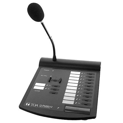 TOA Q-RM9012 D00 12-Zone Remote Microphone, 24V DC