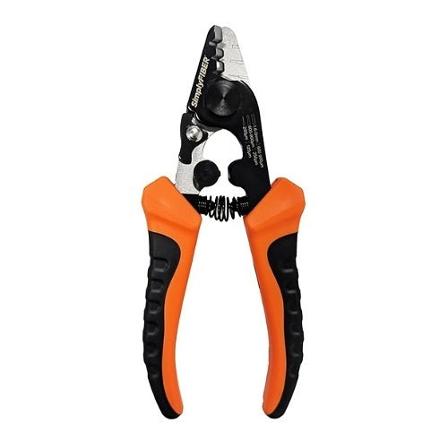 SimplyFIBER SF-S043 SimplyFIBER 3-Hole Fiber Stripper with Two Tone Handle, 6\\"