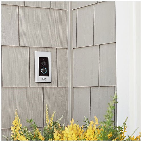 Ring Video Doorbell Elite, PoE, Satin Nickel (B071DZYTKY)