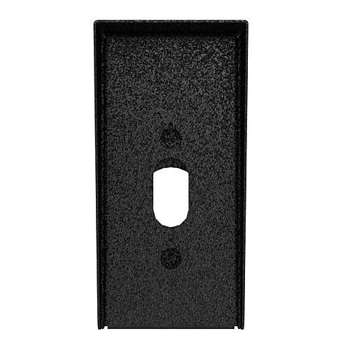 Pedestal Pro 410HOO-OPEN-01-CRS 4.5x10 Steel Hood for Openpath Truth Video Intercom, Black