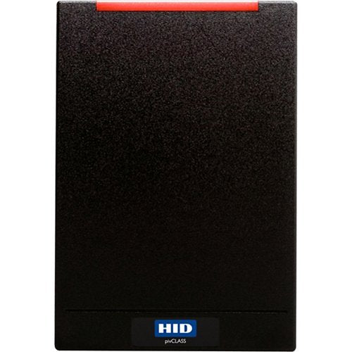 HID 920NHRNEK0001T pivCLASS R40-H Reader, 13.56 MHz Contactless Supports PKI-Based FIPS 201 Credentials, RS485 FDX, Pigtail, Standard v1, FIPS 75-BIT, Black