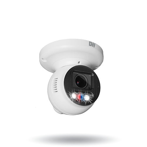 Digital Watchdog DWC-XSTD05MFQ MEGApix Ai 5MP Turret IP Camera with 2.7-2 mm Vari-Focal Lens, White Light LEDs, Flash Lights and QR Code Reader, White
