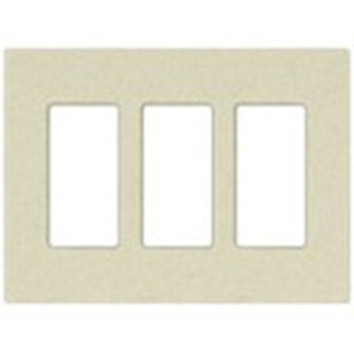 Lutron Satin Colors 3 Socket Faceplate Image of L1-SC3GB