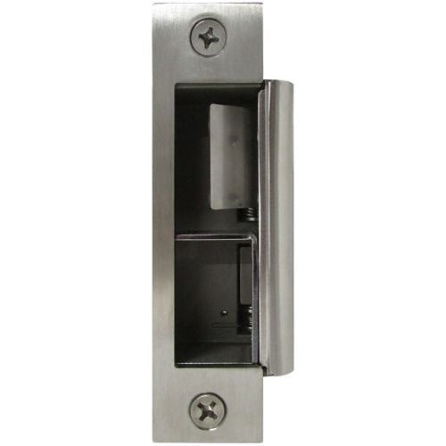 Camden CX-ED1579L-BK Grade 1 ‘All in One‘ Fire Rated Strike for Mortise And Cylindrical Locksets, 12/24V AC/DC, (5) Black Faceplates Includes
