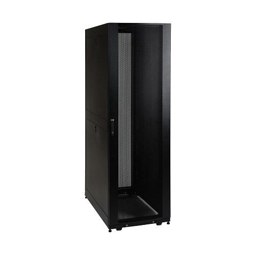 Tripp Lite SR42UBSD1032 42U SmartRack Shallow-Depth Rack Enclosure Cabinet, Threaded 10-32 Mounting Holes with Doors and Side Panels
