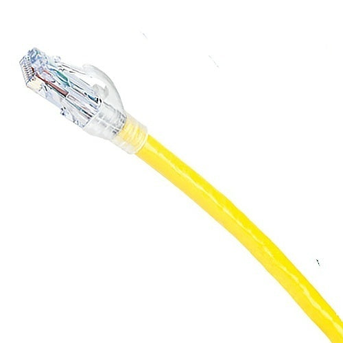 Belden CA21104001 10GX Shielded Modular CAT6A Patch Cord, Bonded-Pair, F/UTP, 24/4 Solid, Riser-CMR, 1\', Yellow