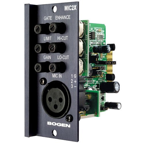Bogen Mic2x Microphone XLR Input Module Image of BO-MIC2X