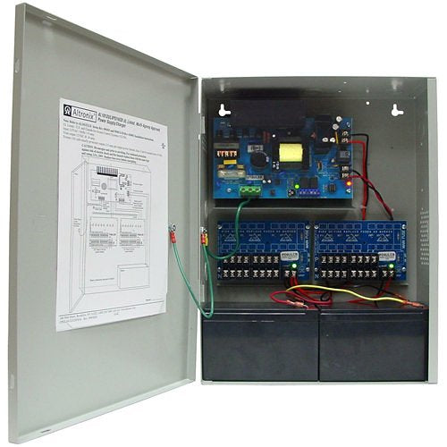 Altronix AL1012ULXPD16CB Power Supply Charger, 16 PTC Class Outputs, 12VDC at 10A, BC400 Enclosure