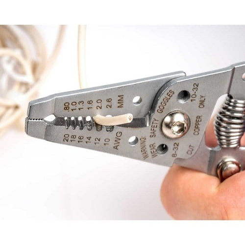 Jonard Tools WSS-1020 Stainless-Steel Curved Wire Stripper, 10-20 AWG