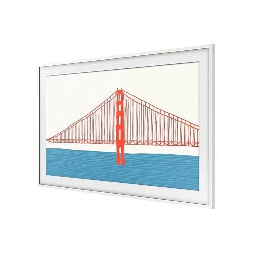 Samsung VG-SCFA85WTB/ZA The Frame 85\\" Customizable Bezel, Modern White (2021-2024)