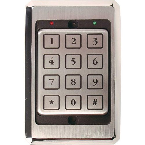 Honeywell KP-11 Access Keypad, 5-Wire, Stainless Steel, 32-bit Wiegand Output Image of NC-KP11