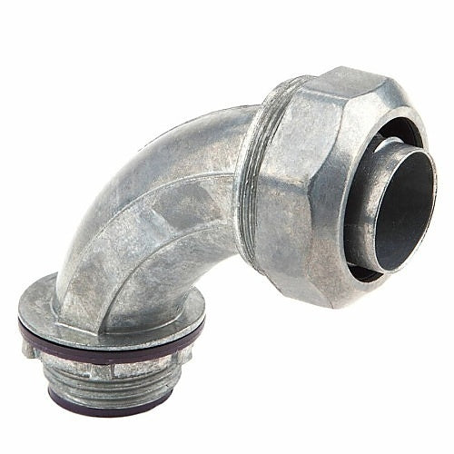 Dottie LT90100 Conduit Adapter, 1\\" 90 Degree Die CAST Liquid Tight Connector
