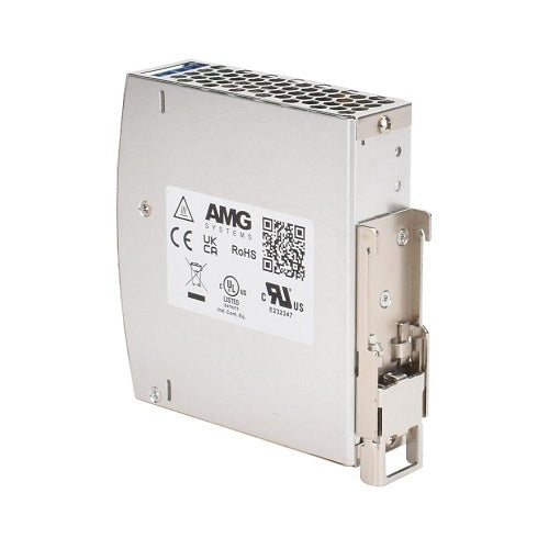 AMG Systems AMGPSU-I48-P120A-IEC Industrial Power Supply, 52VDC, 120W, Fault Relay Output