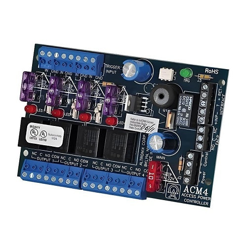 Altronix MAXFIT16A4 Power Supply, 12V/24V at 4A/Acm4/Bc750