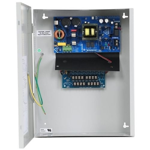Altronix AL1024ULX8SD Access Power Supply Charger, 8 Output PTC, 24V DC at 10A, 115V AC, BC400 Enclosure