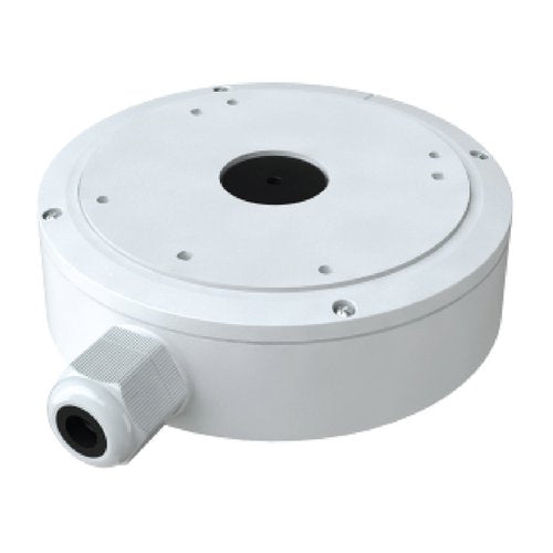 AVYCON AVM-EDMT-W-TL1 Junction Box for Large Turret Dome Camera, White