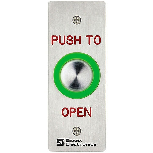 Essex PEB-1SO PEB Series Narrow Piezoelectric "Push to Open" Switch, Stainless-Steel Faceplate