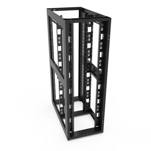 Vertiv GL42UEX-60140B-MM-PL Rack Extreme Series High Density Rack Enclosure, Mesh Front and Rear Doors, Standard Pallet, 23.6x55.1\\", 42U RMS, Black