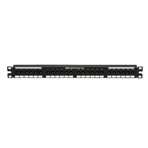Panduit DP24688TGY Patch Panel, CAT 6 Flat, 24 Port, Grey