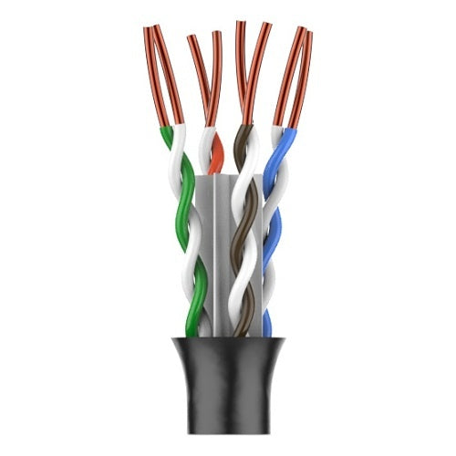 Proterial Cable 30263-8-WH2 CAT 6A 10G-RDP Ethernet Cable, 10 Gigabit, Reel, White
