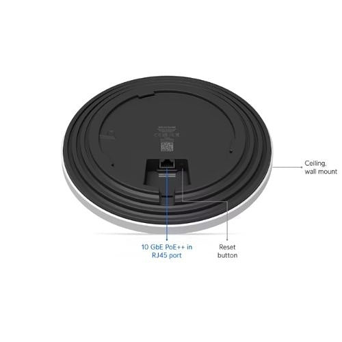 Ubiquiti U7-Pro-XGS-B UniFi Access Point U7 Pro XGS, WiFi 7, 8-Stream, Ceiling Mount, Black
