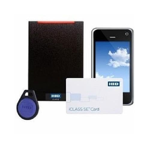 HID 921NHRNEK00044 iCLASS SE Series R40 Wall Switch Contactless Smart Card Reader, Black