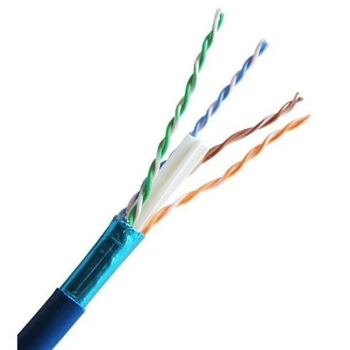Comprehensive CAT6SHSTBLU-1000 CAT 6 Shielded Stranded Ethernet Cable, 1000', Blue