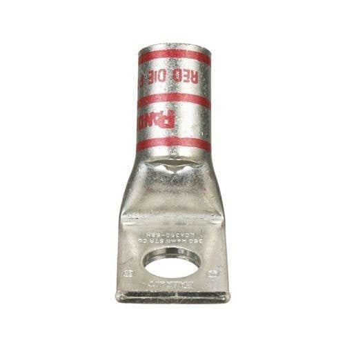 Panduit LCA350-58H-X Compression Connector Lug, 1-Hole, 350kcmil, Copper
