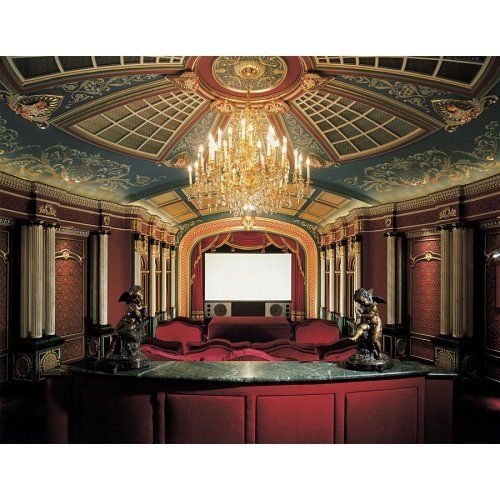 Draper 251121 100\\" Cineperm Fixed Frame Projection Screen, HDTV, Matte White