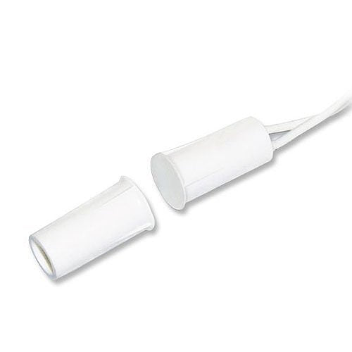 Magnasphere MSS-10CL-W 3/8" Recessed / Concealed Contact, Closed Loop, White / Brown