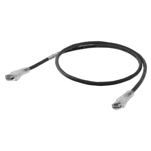 Hubbell HC6BK95 Copper Solutions, Patch Cords, Ascent, Cat6A, Slim, Blue, 95\'