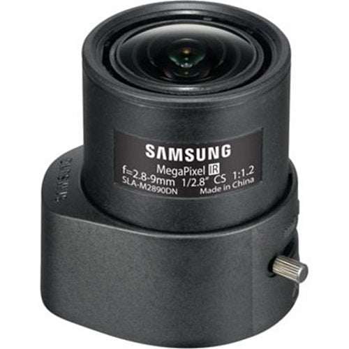 Hanwha SLA-M2890PN 1/2.8" CS-Mount Auto P-Iris Megapixel Lens, 2-9mm Varifocal Lens