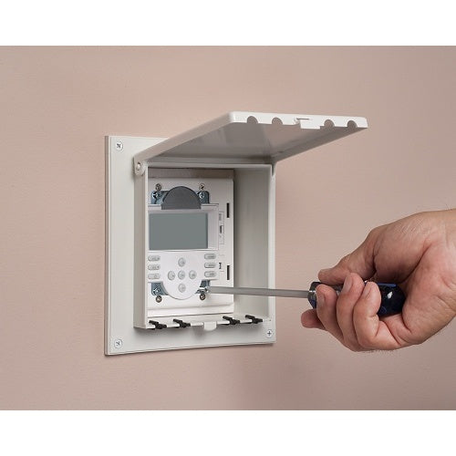 Arlington DBLVR2W Weatherproof IN BOX Keypad Enclosure, 5 x 5\\" Inside Size, White