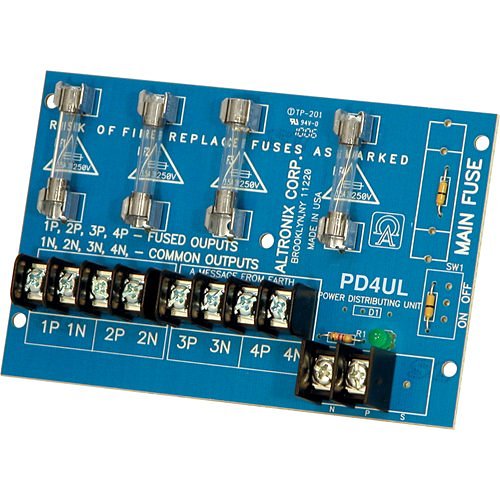 Altronix PD4UL Power Distribution Module Image of AX-PD4UL