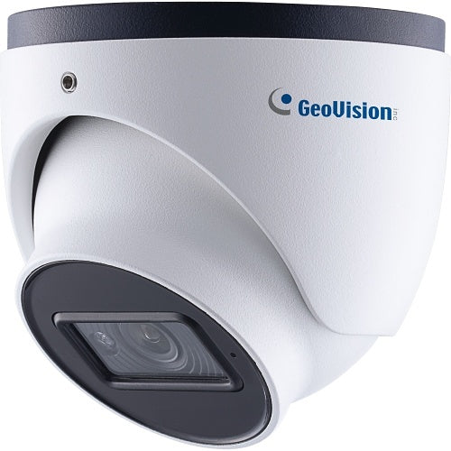 GeoVision 125-GEB4900-0010 4MP Super Low Lux WDR Pro IR Eyeball Dome IP Camera, H.265