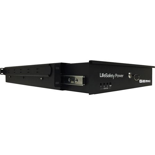 Lifesafety Power RGM75-D8PZ GEMINI RGM75 SERIES 4 Door 75W Integrated Mercury Drawer Standard / Networked, Single or Dual Voltage UL/CUL/CE, Four Post Mounting Image of J7-RGM75D8PZ