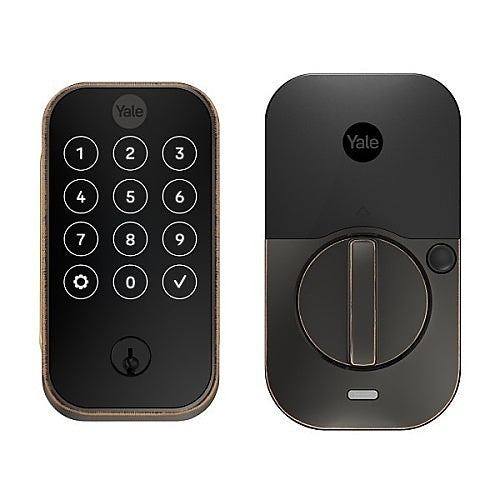 Yale YRD624-ZW2-0BP Pro 2 Keyed Lock Touchscreen with Z-Wave ZW2, Oil-Rubbed Bronze