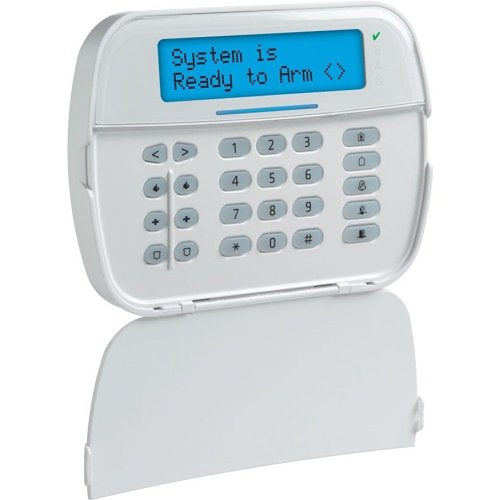 DSC WS9LCDWF9C PowerG 2-Way Wireless Arming Station, Alarm Keypad with 2 x 16 Full Message Display, Compatible with the iotega System Image of 3W-WS9LCDF9C