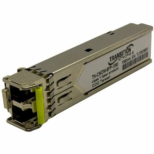 Lantronix TN-CWDM-SFP-1390 Cisco Compatible CWDM SFP Module, 1000Base-LX/ZX Fiber Channel Singlemode (LC) with DMI 1390nm