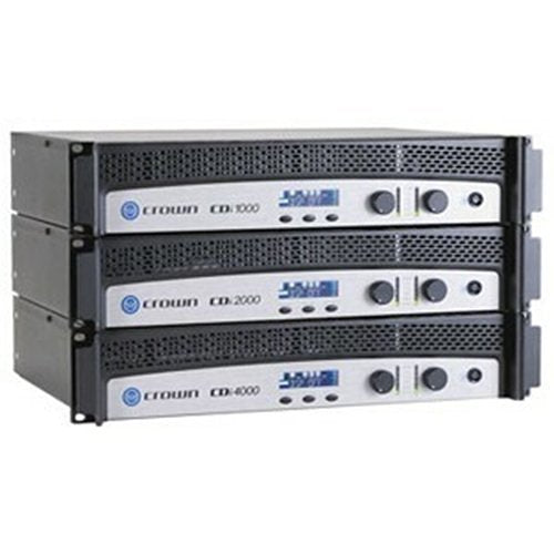 Crown CDI4000 CDi 4000 2-Channel 1200W Power Amplifier, 70V/140V, Ohms