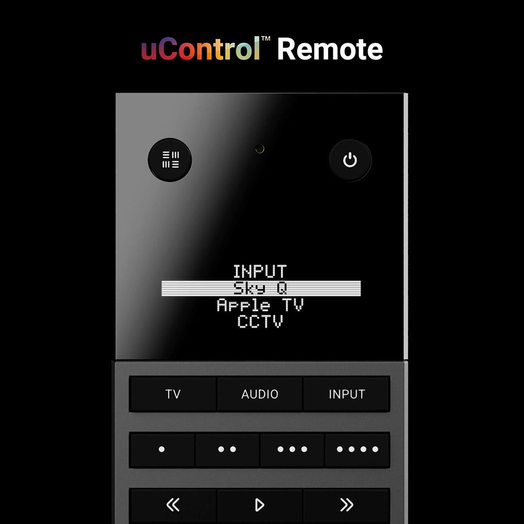 uControl Handheld Remote for MHUB & Zone Proc (Plastic Black