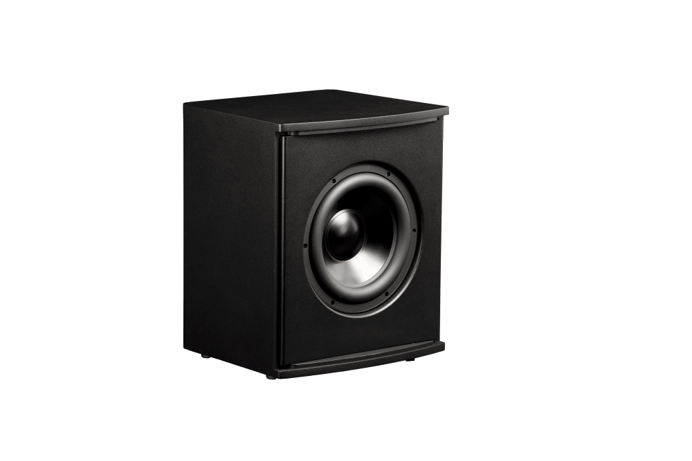 Triad 2 InRoom Mini Subs with RackAmp 300 (two 8-ohm woofer enclosures painted finish)