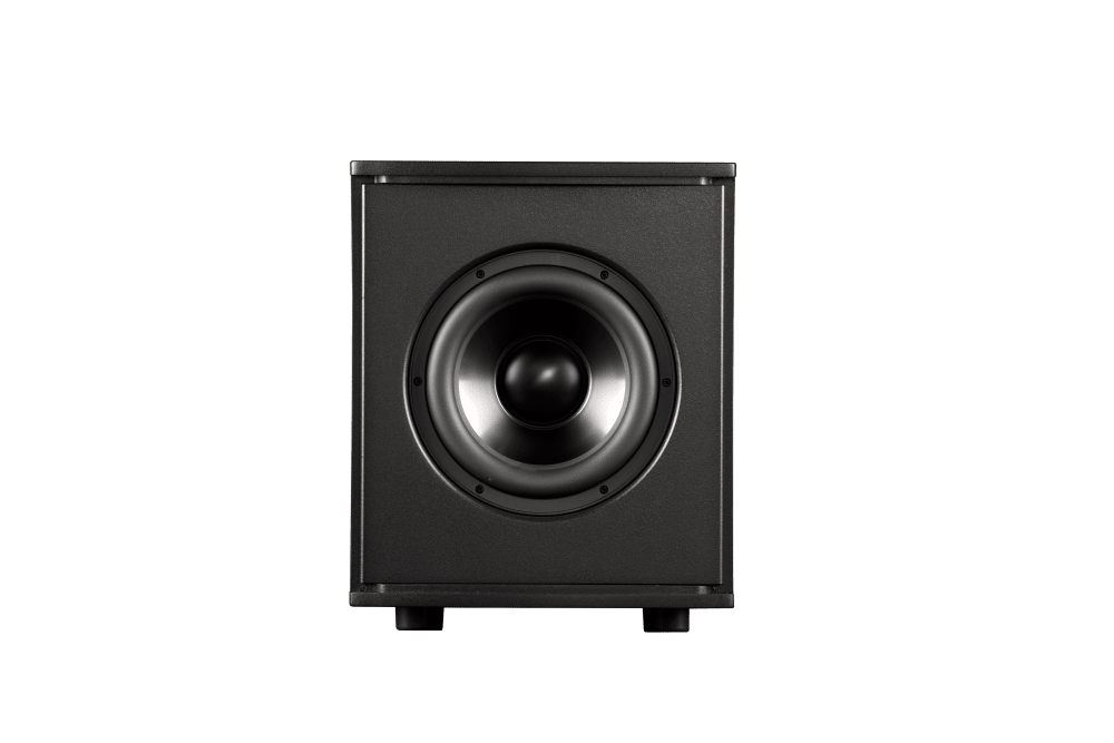 Triad 2 InRoom Mini Subs with RackAmp 300 (two 8-ohm woofer enclosures painted finish)