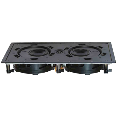 LCR Dual 4in 2-way Carbon Fiber 1in Titanium Dome (Pancake)